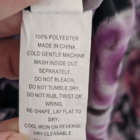 ✨HOST PICK✨ JEANSWEST black, purple & pink sheer Floral Maxi Dress - Picture 8 of 8